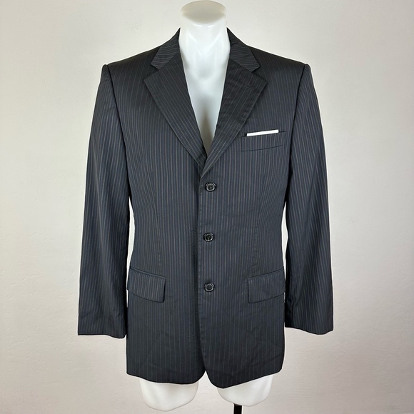 Hugo Boss Golden Pinstripe Sport Jacket Size 38R - Picture 3 of 10